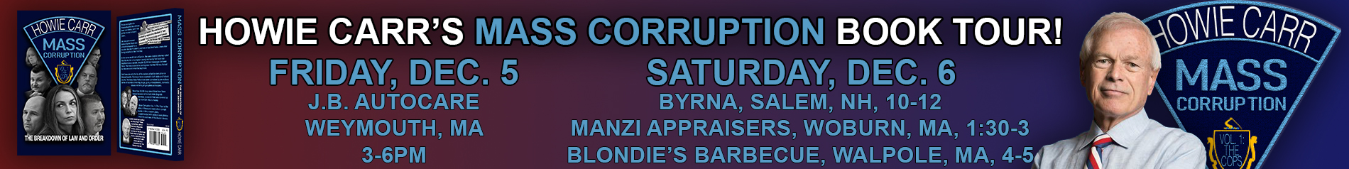 HOWIE APPEARANCES WEB BANNER