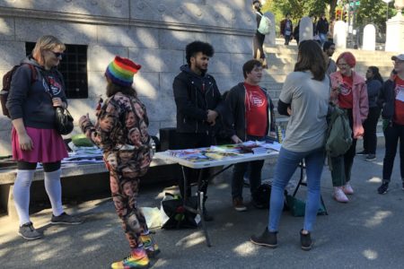 Morally Vacant Women (and Men) Shout Obscenities at Empty Statehouse