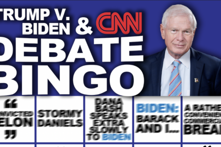 DEBATE BINGO CARD: Trump v. Biden and CNN